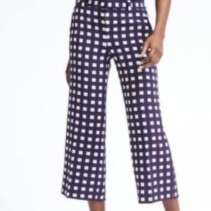 Banana Republic Wide Leg Cropped Pants - NWT - 10 Tall
